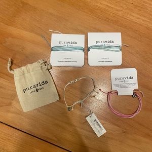 NWT SET OF 4 PURAVIDA BRACELETS
